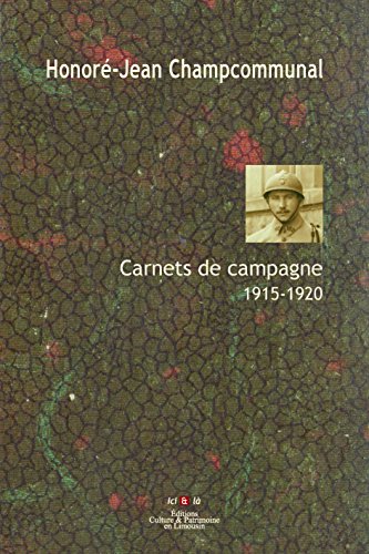 Carnets de campagne, 1915-1920