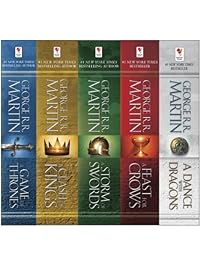 George R. R. Martin's A Game of Thrones 5-Book Boxed Set (Song of Ice and Fire Series): A Game of Thrones, A Clash of Kings, A Storm of Swords, A Feast for Crows, and A Dance with Dragons