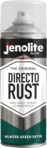 Jenolite Directorust Satin Hunter Green Spray Paint 400ml Direct To Rust
