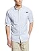 Columbia Sportswear Men's Super Tamiami Long Sleeve Shirt, Vivid Blue Gingham, Medium