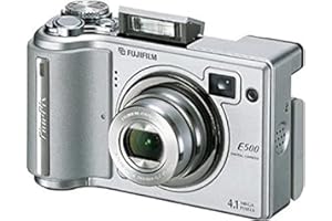 Fujifilm Finepix E500 4MP Digital Camera with 3.2x Optical Zoom (Renewed)