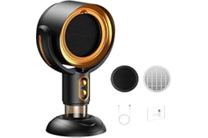 JASSIVER PuffHide Smoke Purifier for Smoking Indoors, Portable Range Hood for Cooking, Detachable Purifier Fan with Washable Filter for Indoor BBQ, Hot Pot & Kitchen Smoke Removal, Gold