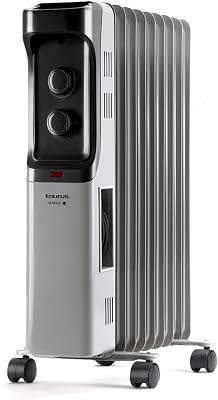 Dakar - Radiatore ad olio a 9 elementi. 2000W. 3 livelli di potenza. Termostato regolabile. Protezione contro il surriscaldamento.