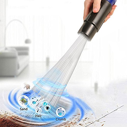 Dust Cleaner Tube Vacuum Cleaner Dust Dirt Remover Universal Attachment Interface Tool Small Suction Brush Tubes for Keyboards Air Vents Drawers Plants Dust Cleaning Tool