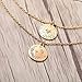 Jovono Boho Multilayered Necklace Star Moon Pendant Jewelry Necklace Chains for Women and Girls (Gold)