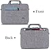 BRINCH Laptop Bag for Men Women Business Briefcase Shoulder Messenger Bag Water Resistant Portable Computer Carrying Sleeve Case Fits 15-15.6 Inch Laptop, Gray