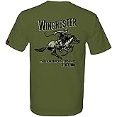 Winchester Official Vintage Horse and Rider Graphic T-Shirts for Men