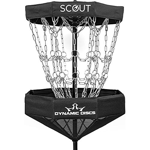 Dynamic Discs Scout 16-Chain Portable Disc Golf Basket Target - Black