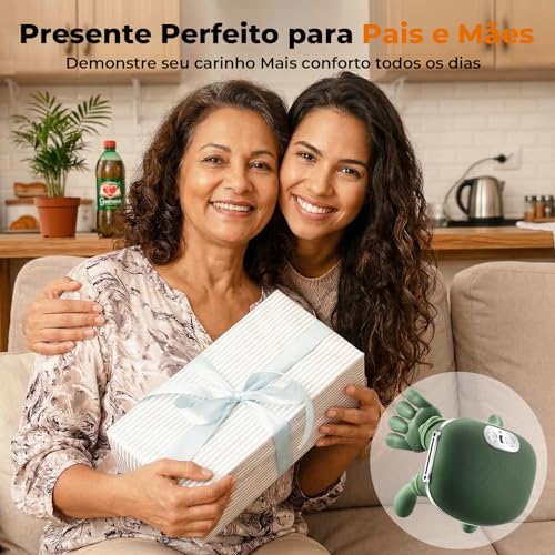 Massageador Elétrico para Pescoço e Ombros Deep 4D com Aquecimento Infravermelho,Recarregável, Silencioso e Portátil, Alívio de Dores e Tensões Musculares