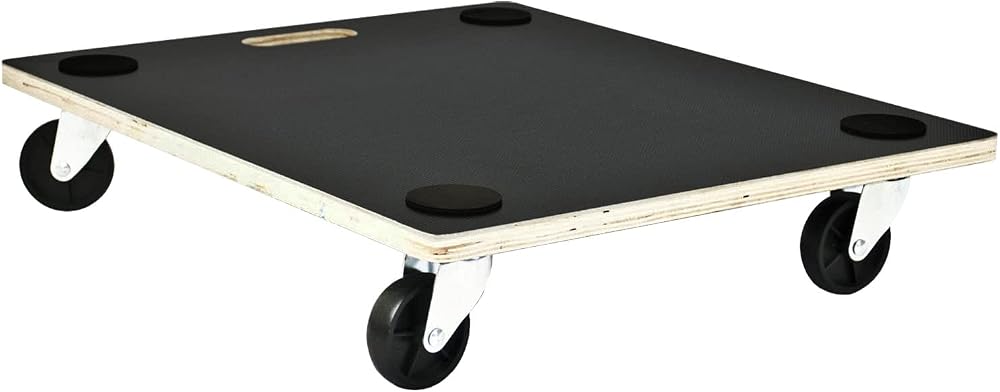 TekBox Large Furniture Dolly 4 Wheel 59x49cm 150kg Max Heavy Duty Transport