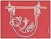 modern-twist Baby Meal-Mat Silicone Placemat, Monkey Business, Red