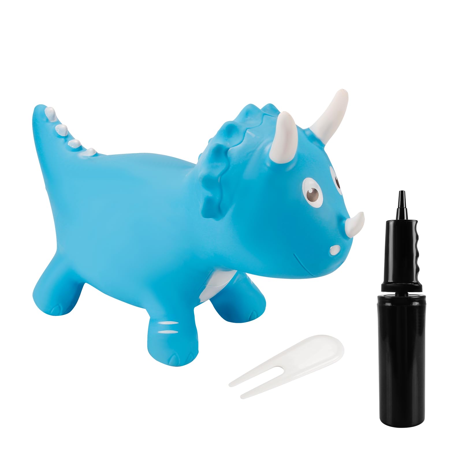Yunova Inflatable Dinosaur Hopper,Eco-Friendly PVC Ride-On Toy for Kids Ages 2-12, Inflatable Hopper and Jumping Toy, Ideal Christmas Easter Birthday Gift for Indoor and Outdoor Play