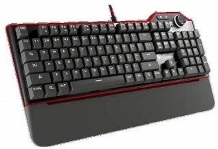Genesis Rx85 Gaming Keyboard Keys Mechanical Rgb Backlight With Anti Ghosting Mechanical Switches And A Detachable Palm Wrist Rest Usb Pass Through Compatible With Pc Pc Gaming Laptop Black Price In Uae Amazon
