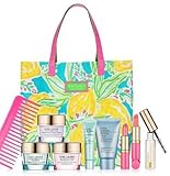 Estee Lauder Lilly Pulitzer Makeup Set with Tote and Day Wear .5 oz