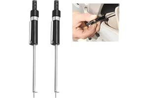 LHDOS 2PCS Brake Pad Thickness Gauge Measure Tool with Scale- Brake Shoe Gauge Car Brake Measuring Tool for Internal External Brake Pads Tester Measurement- Auto Brake Pad Thickness Detection Pen Scale