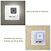 SOAIY Soft Brightness Plug In LED Night Light with Smart Dusk To Dawn On / Off Sensor, Offset Prongs, for Kids Room, Hallway, Bathroom, Stairs, White (5800K), Pack of 8