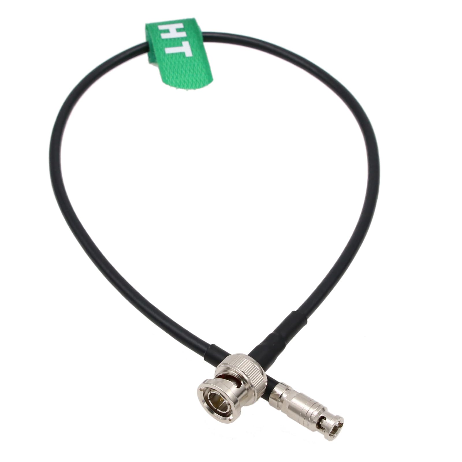 HangTon 4K 6G Coaxial SDI Video Cable 75 Ohm HD Micro BNC to BNC for Blackmagic Video Assist 5" Monitor, Micro Studio Camera 4K G2 ATEM DJI Lightbridge 2 15cm