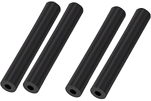 LUAATT Sun Visor Repair Kit 4 Pack Repair Tube for Jeep Wrangler JK JKU (07-17) Driver & Passenger Side Sunvisor(Black)