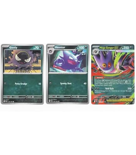 original gengar pokemon card Amazon.com: Gengar ex 104/162 - Pokemon Temporal Forces - 2 Card Set