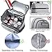 49 Cans Insulated Cooler Backpack, Leakproof Spacious Lightweight Soft Cooler Bag Backpack Cooler with Double Deck for Men Women to Work Beach Picnic Travel Trips, Greythumb 3