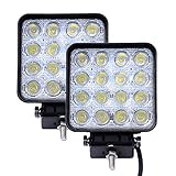 LED Work Light 48W 4 Inch 2Pcs Flood LED Light Bar