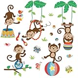 Under the Tree Top Decorative Peel & Stick Wall Art Sticker Decals