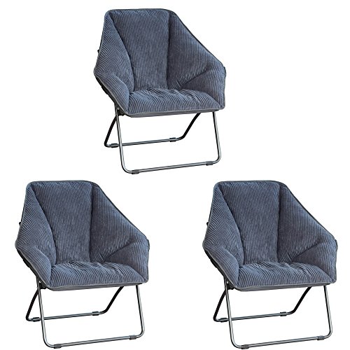 Gray Hexagon Folding Dish Chair Buy Online in UAE. Furniture