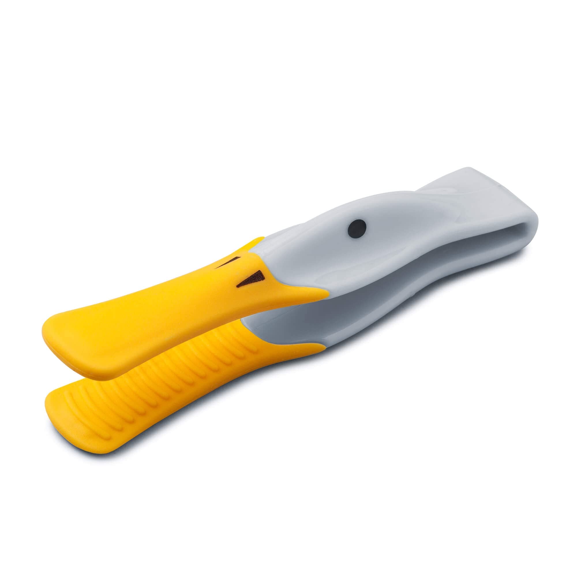 Zeal J202B Silicone toast tongs For Toasters – Duck Design - Grey