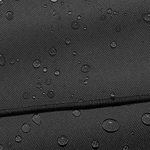 AILELAN Air Conditioner Cover Heavy Duty Large Universal Veranda Winter AC Unit Cover for Standard American Furniture Central Outdoor Vent Full Cover (Round) 34 x 30 inches, Black