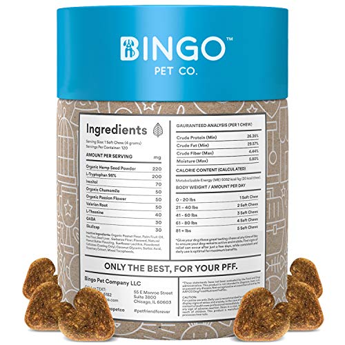 Calming Treats for Dogs - Dog Anxiety Relief for Dogs 100% ...
