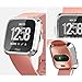 Screen Protector Case for Fitbit Versa, Haojavo Soft TPU Slim Fit Full Cover Screen Protector for Fitbit Versa Smartwatch Bands Accessories