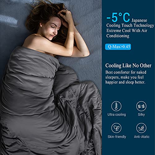 Elegear Revolutionary Cooling Comforter Queen Absorbs Body Heat to Keep
