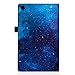 Famavala Folio PU Leather Case with Auto Wake/Sleep for 8 Inch Fire HD 8, 6th Generation (2016) - BlueSky