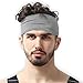 Mens Sweat Bands - Sport Headbands for Men - Workout Headbands for Women - Running Headband -Tennis Athletic Sweatband