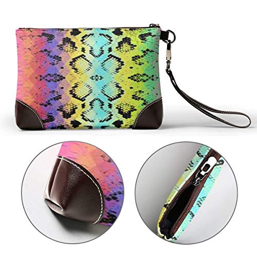51OMbH aRrL EDFG Textura de piel de serpiente con embrague de cuero de rombos de colores The Wallet Phone Bag EDFG Textura de piel de serpiente con embrague de cuero de rombos de colores The Wallet Phone Bag - Imagen 6