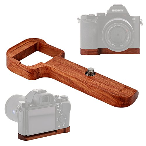 TARION Camera Bracket Plate L- Shape Holder Mount Handgrip Quick Release Compatible for Fujifilm X100T Camera Silver