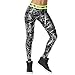 Women's Shaping Workout Leggings with Fashion Print