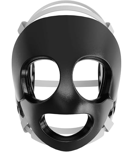 face gear The Cross Wrestling Headgear Facial Attachment (Black) : Wrestling Protective Headgear : Sports & Outdoors Größen:S 🍓☀️ Wenn Erdbeeren Saison Boo Duty Metal Face Cage