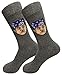 Balanced Co. Prison Mike Dress Socks Michael Scott Funny Socks Crazy Socks Casual Cotton Crew Socks (Gray)
