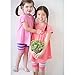 Lucky & Me Girls Bike Shorts, Super Soft Cotton Modal Blend with Lace Trim, Jada 3 Pack, Bright, Size 2-3 Years