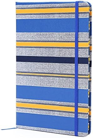 BIOBAY Classic Ruled Travel Notebook | Hardcover Writing Journal and Diary – Premium Lined Paper and Durable Design - 160 pages - Fashionable Patterns
