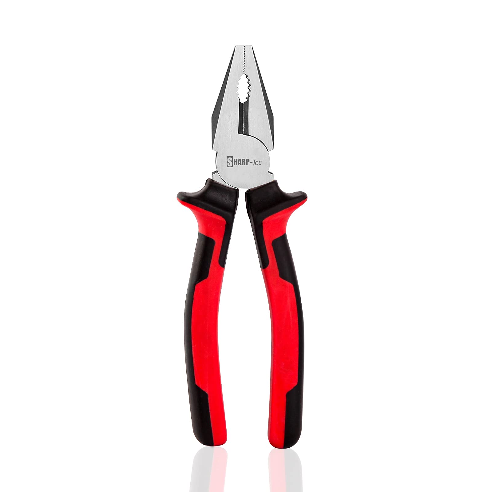 Sharp-tec Combination Pliers 160mm, Multifunction for Wire Cutting/Crimping/Twisting/Pulling/Nails Removing, 6-inch Professional Wire Pliers for Home Repair & Plumbing