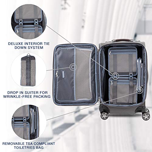 Travelpro Luggage Platinum Elite 21” Expandable Carryon Spinner Suiter