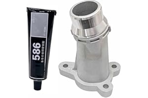 Bomunik 11118511205 1 piece Engine Block Connector Pipe 2013-2021 For BMW F30 G20 X1 X2 X3 X4 320i 530i 730i Replace number# 11118511205 With sealant, made of aluminum