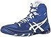 ASICS Men's Cael V7.0 Wrestling Shoe, Asics Blue/White/Rich Gold, 11 M US