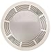 Broan-NuTone 751 Round Fan and Light Combo for Bathroom and Home, White Grille with Glass Lens, 100-Watts, 5.0 Sones, 100 CFM
