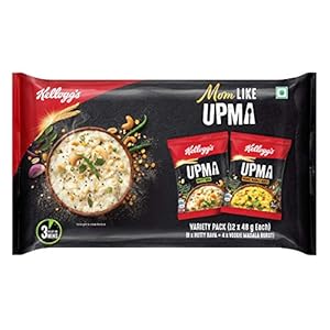Kellogg’s Upma Variety Pack, 576g (48g x 12).