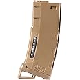 Lancer Tactical Airsoft M4 M16 Series Polymer 130 Round Capacity Transparent Window High Speed MidCap Airsoft Magazine