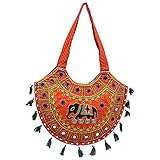 Craft Trade Multicolour Rajasthani Print Party Wear Shoulder Bag