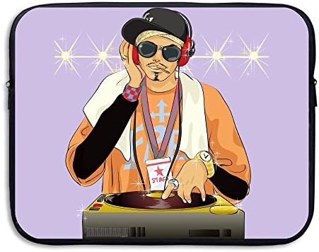 Creative Cool DJ Lovers Design Waterproof Laptop Sleeve Case Protective Bag Briefcase Sleeve Bags Cover For Macbook/Notebook/Ultrabook